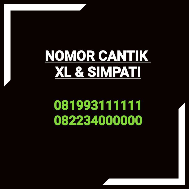 nomor super cantik xl dan simpati hexa prabayar