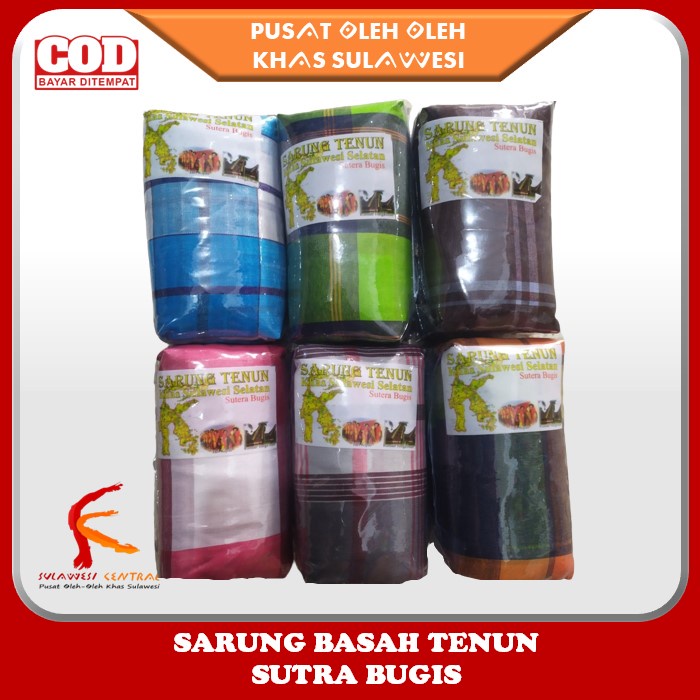 Sarung Basah Tenun Sutra Bugis Khas Sulawesi