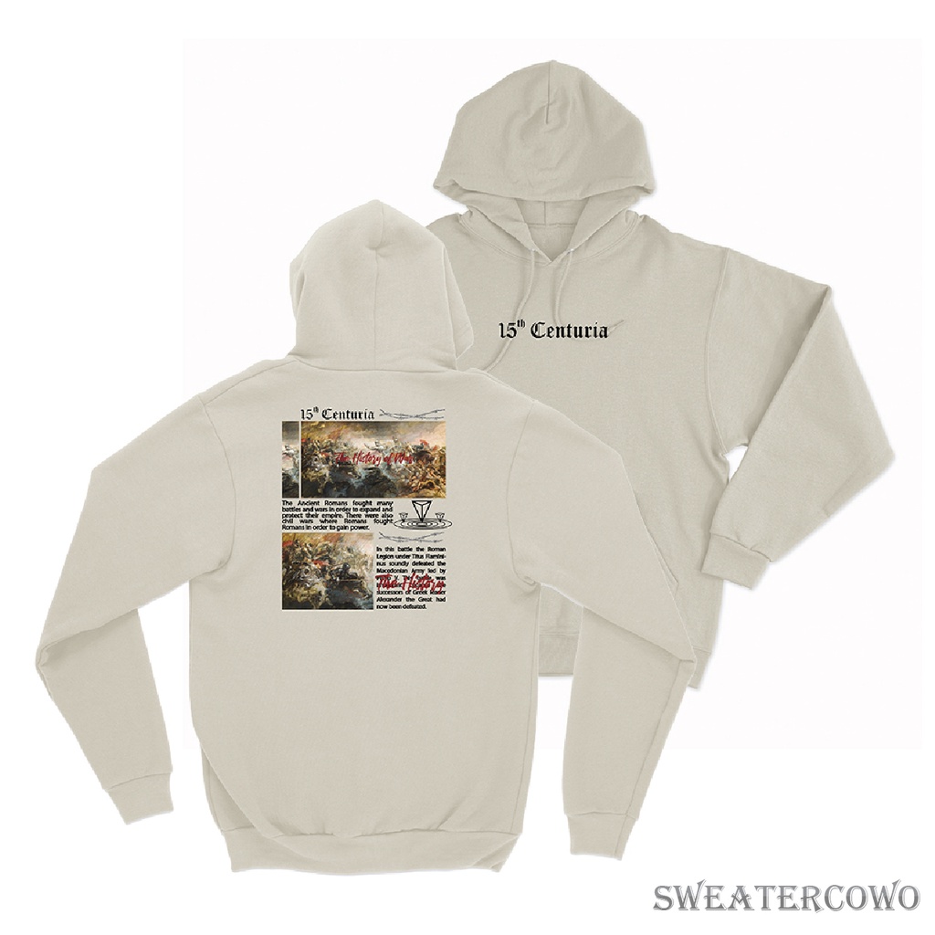 Sweaterpolos Hoodie Jumper CENTURIA ( Sablon ) Unisex Pria &amp; Wanita