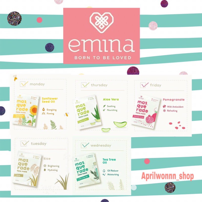 Masker Emina / Face Mask Emina