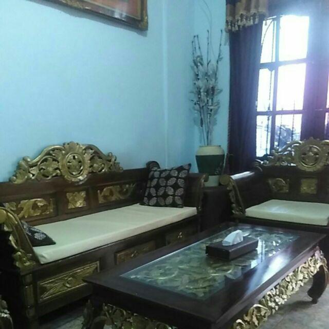 Kursi Tamu Madura Matahari Kayu Jati