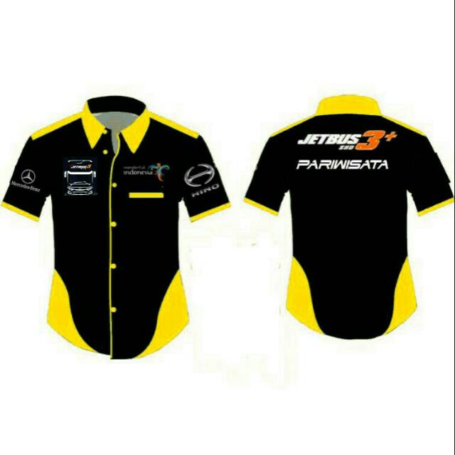 BAJU BORDIR JET BUS 3. Shd. PARIWISATA.