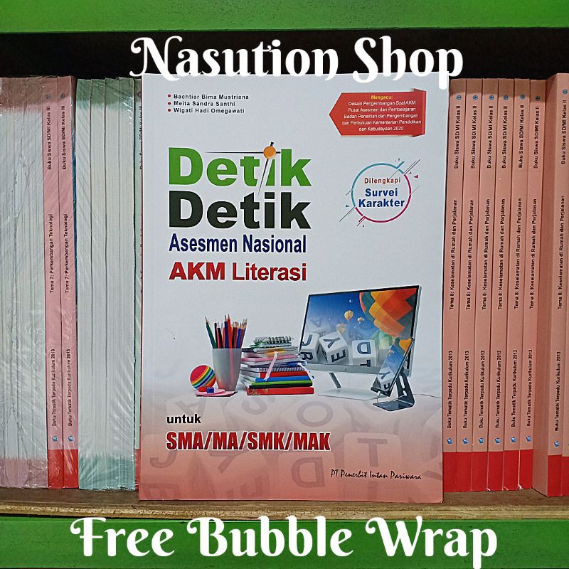 Terbaru Buku Detik Detik Sma Smk Asesmen Nasional Akm Numerasi Literasi Intan Pariwara Shopee Indonesia