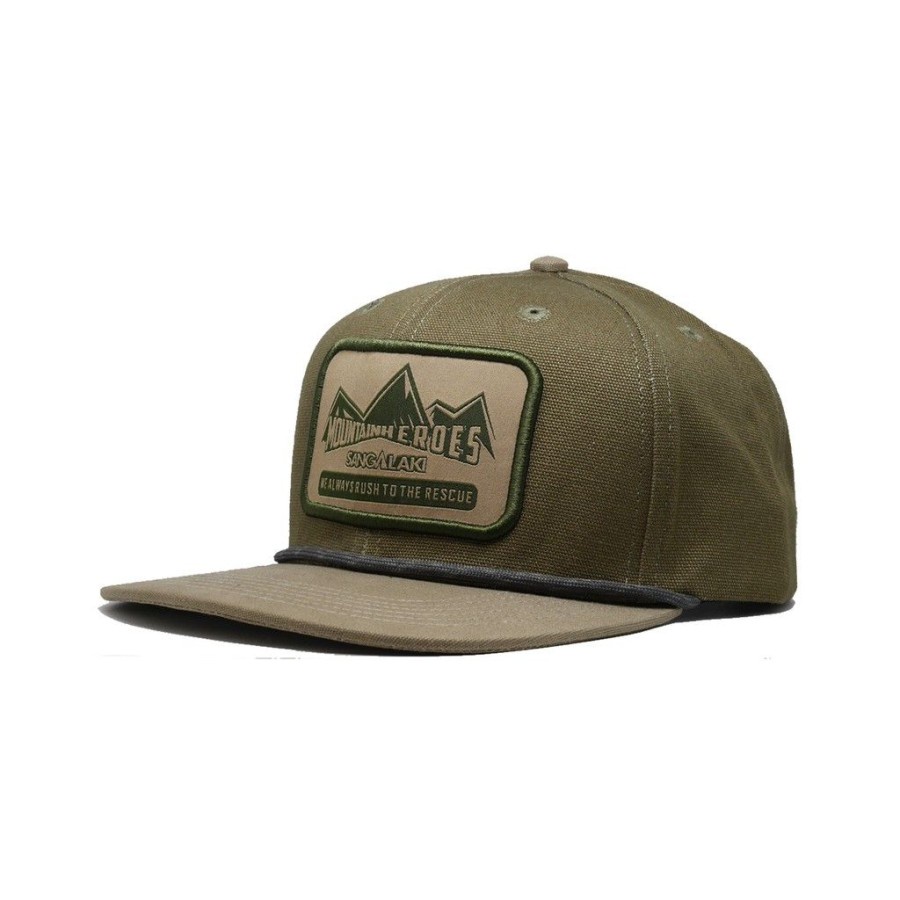 Topi SANGALAKI MH Snapback Olive - Topi Snap Sangalaki Mountain Heroes - Topi Sangalaki