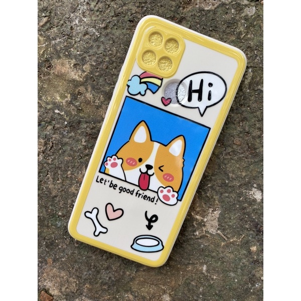 Soft Case hp oppo A15 / oppoA15 motif gambar karakter cewek dengan pelindung kamera bahan lentur teb