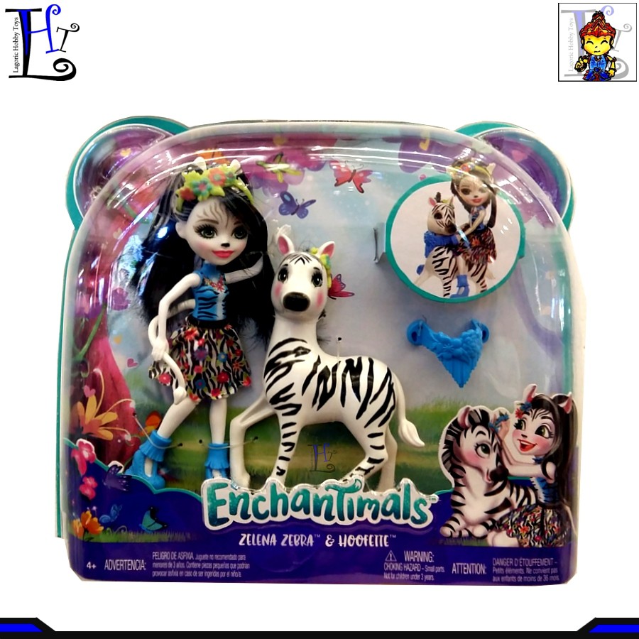 Enchantimals Zelena Zebra & Hoofette Mattel