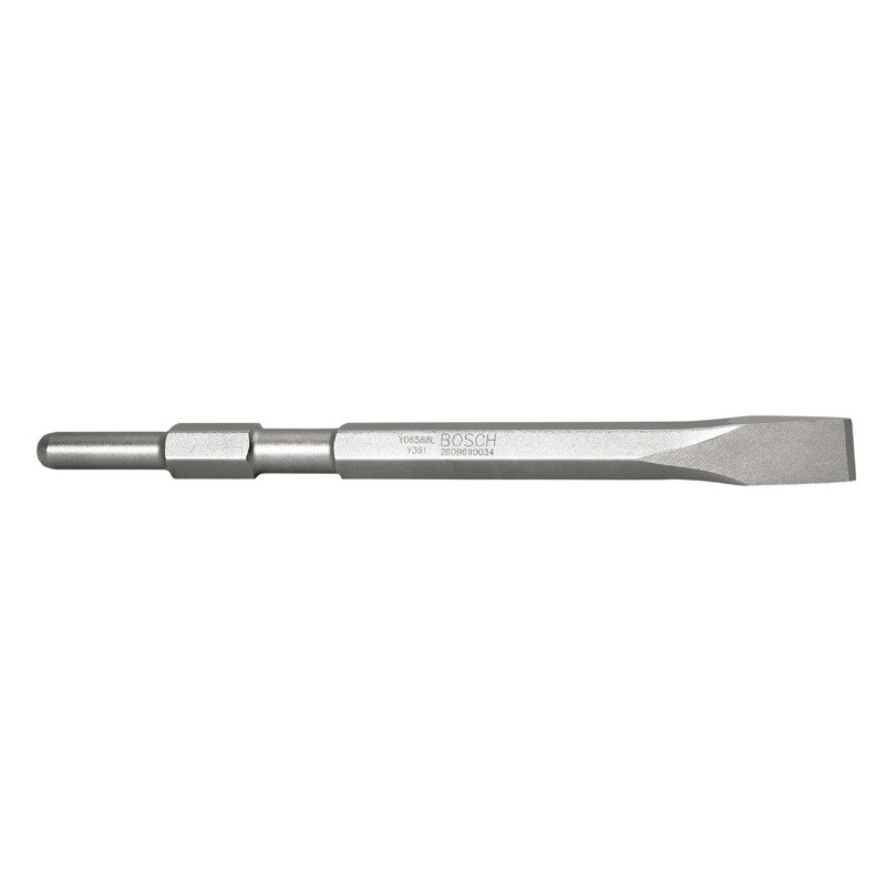 BOSCH Mata Pahat Hex Flat Chisel - 17 x 280 mm (885)