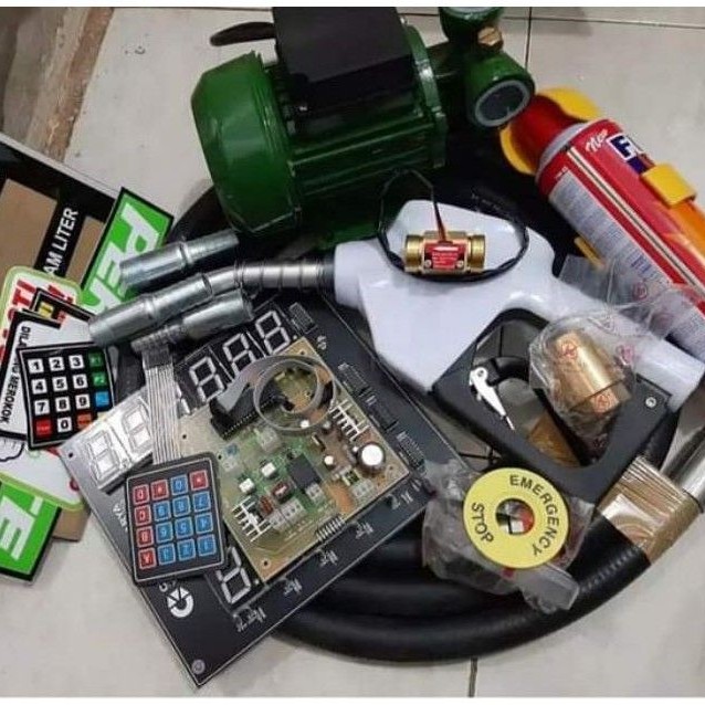 Cpu Mesin Pertamini Pom mini Lengkap Siap Rakit Pompa Pertamini AC( costume)