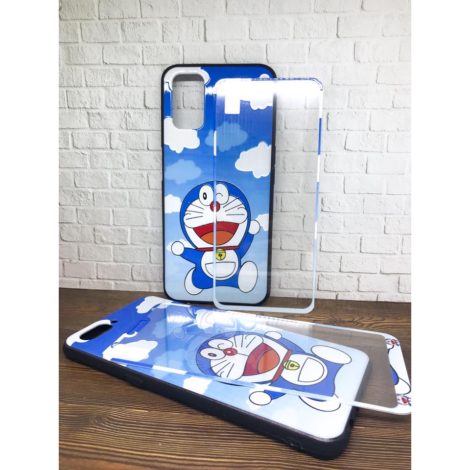 Softcase + Tempered Glass Oppo A1k/C2 A31/Neo 5 A33/A53 A37/9 A3S/C1 A52/A72/A92/V5 A5S/A7/A12/A11K/Realme 2 pro/U1/U2,C17/7i,C12,C15 samsung j2prime Vivo y11/y12/y15/y17 y20/y20i/y20s/y12s Y30/y30i/y50 y91/y93/y95,y91c Redmi 3S,4A,5A,8A,9,9C HCTG 04