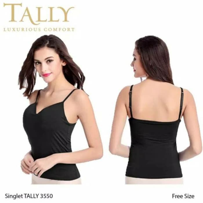 Tanktop BH Wanita / Baju Singlet Bra / Camisol Model S 2005, 2015, 3550, 3551 Asli Tally