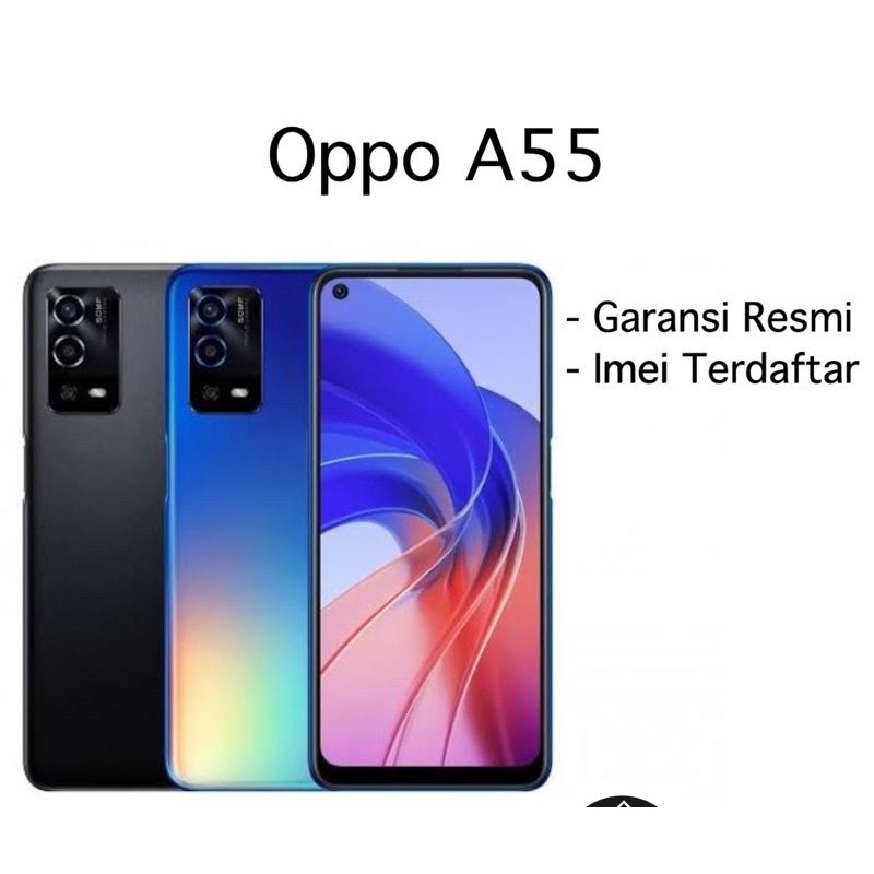 hp Oppo A54 ram tam 6/128gb  (Oppo A16 ram 3/32gb A16 ram 4/64gb)(OPPO A55 RAM 4/128GB) garansi resmi-A55 ram 4/64gb