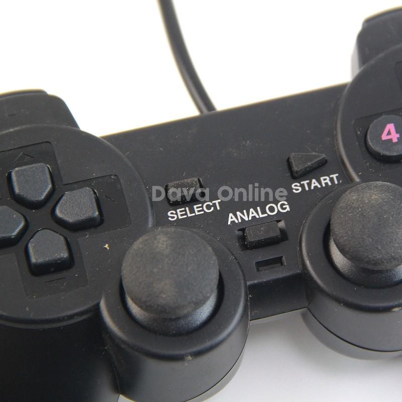 GAME PAD SINGLE GETAR HITAM R-ONE MURAH-STICK/JOYSTICK PS-LAPTOP-HP-PC MURAH HQ DAN AWET - TEKNO KITA