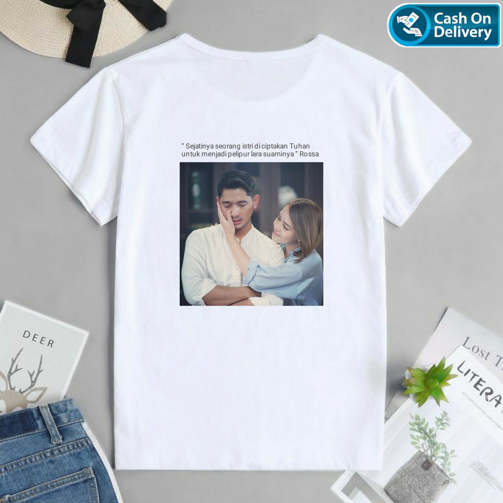 Kaos Ikatan Cinta Andin Aldebaran Lengan Pendek Wanita Murah Original Katun Combed