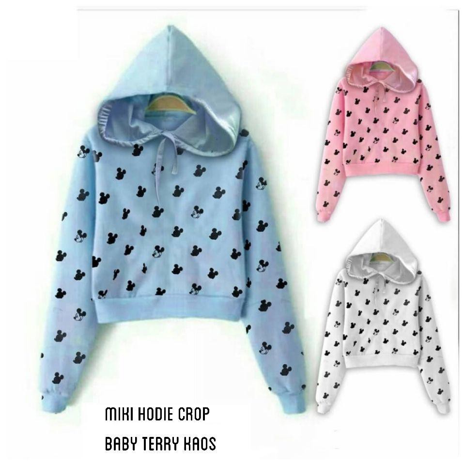 Mickey Hodie Crop / NaraGrosir / HDCCC99442