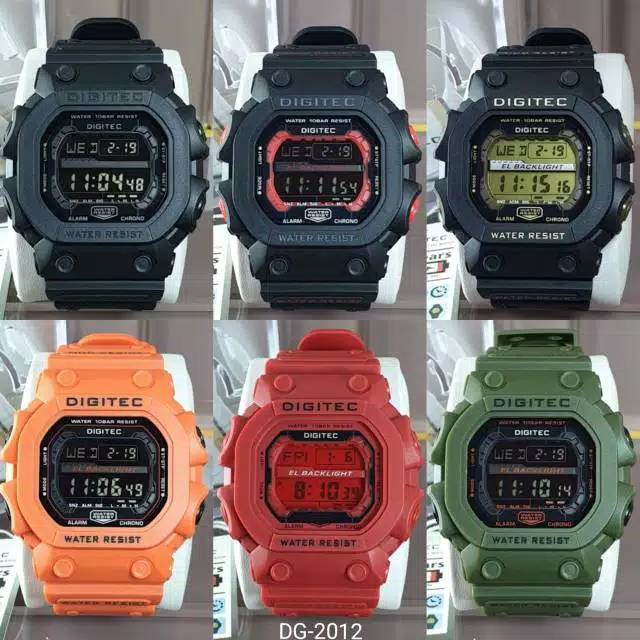 Jam Tangan Digitec 2012 Original Pria Anti Air