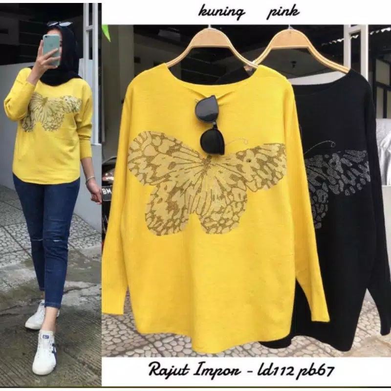 atasan rajut import bangkok