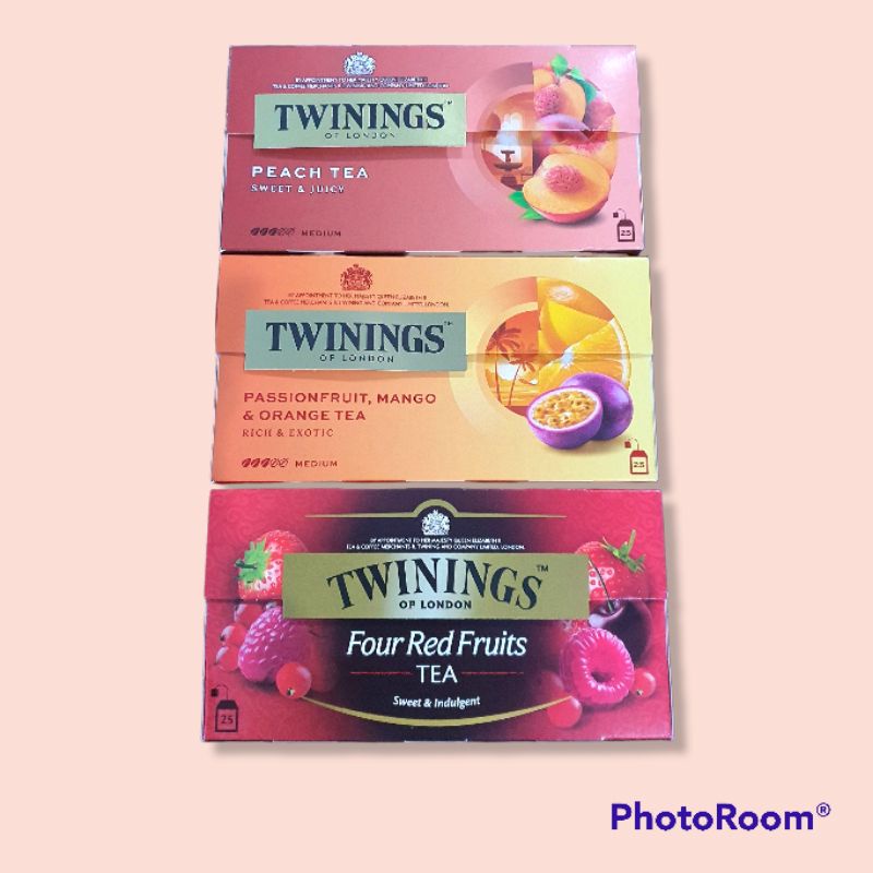 Twinings Tea (Tea Bag) Peach / Passionfruit, Mango &amp; Orange / Four Red Fruits