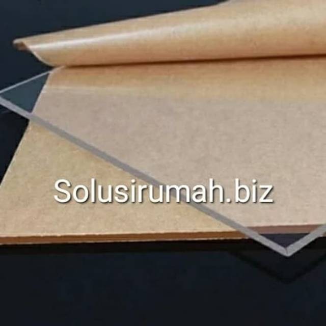 Acrylic Akrilik Sheet Custom mika Lembaran 2mm bening /100cm lih deskripsi per100cm per100