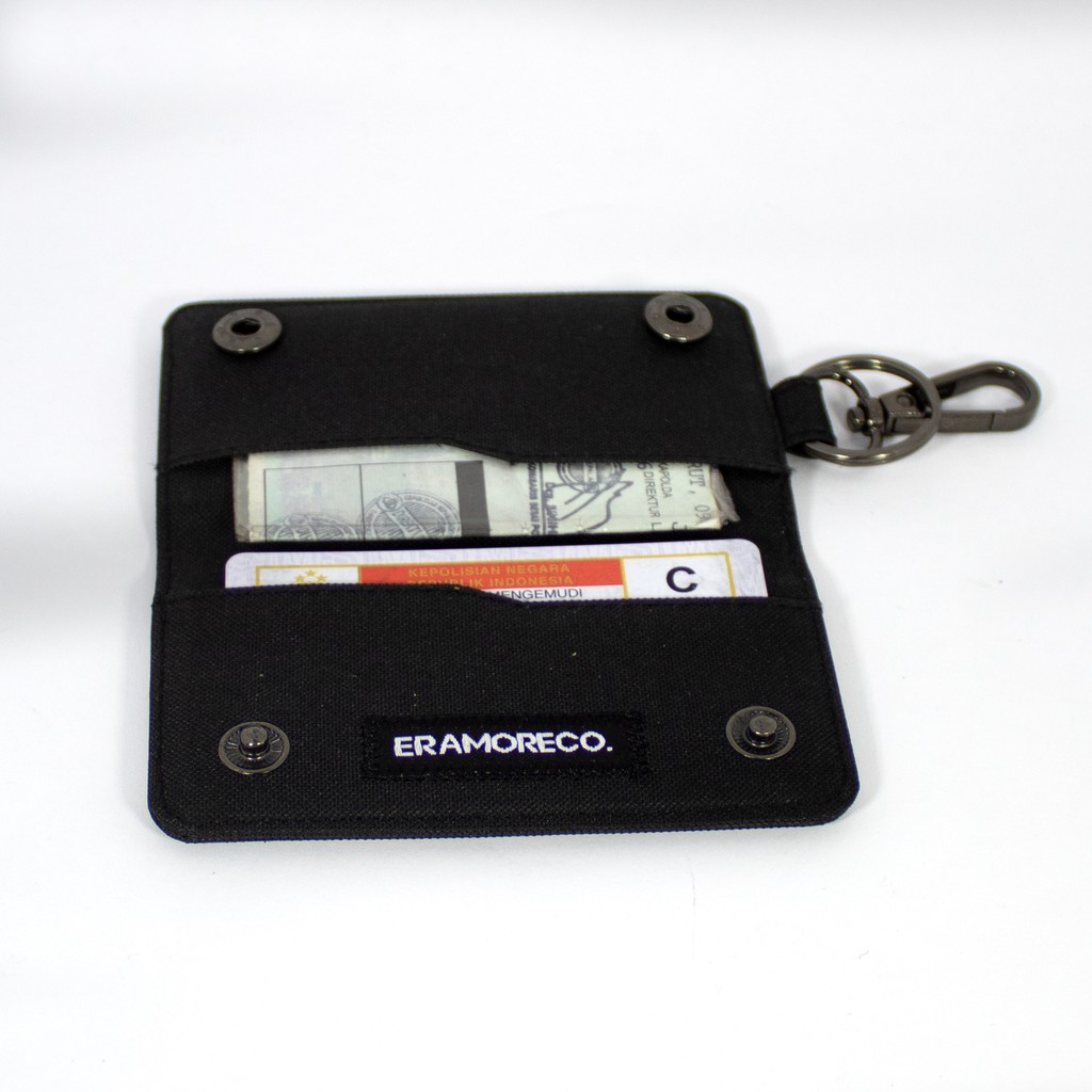 EMDS03 Dompet STNK Motor Mobil - gantungan kunci keychain hitam