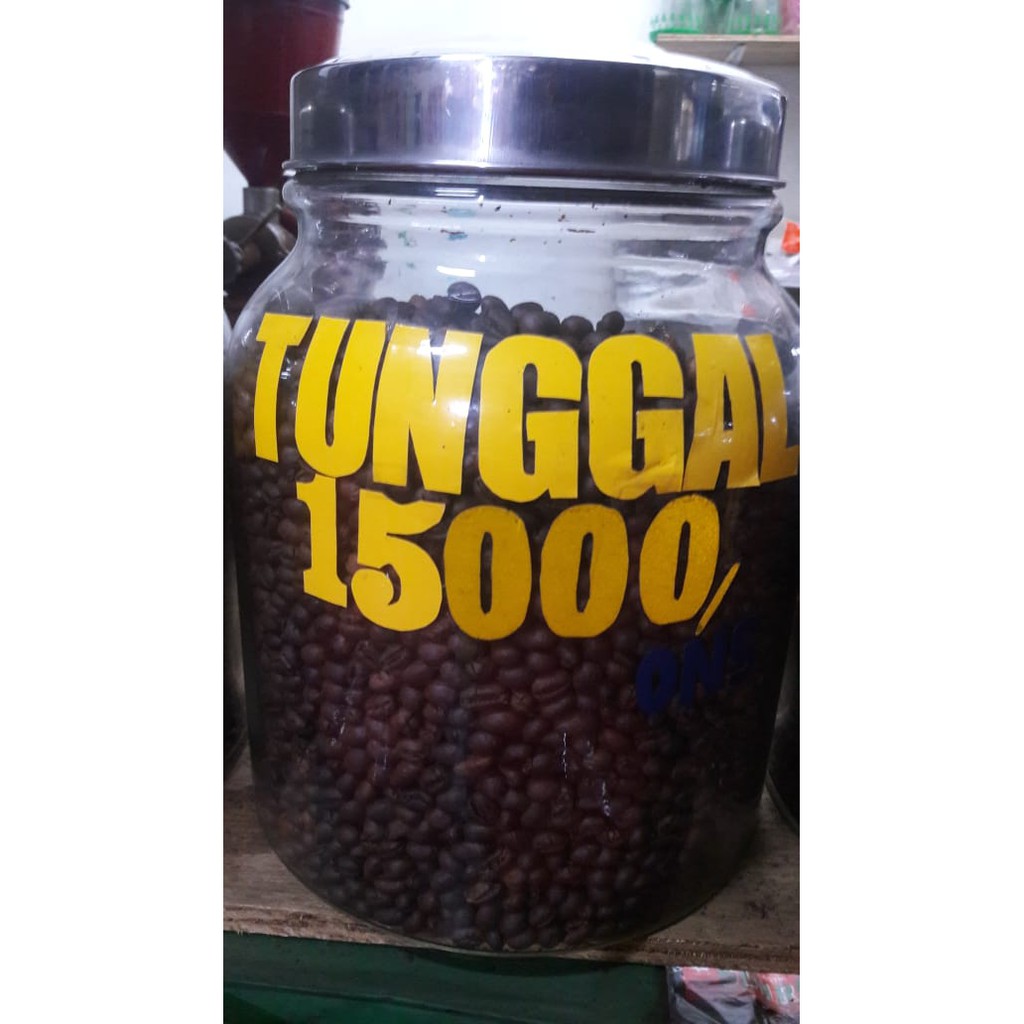 

Kopi Robusta Tunggal/Lanang/Jantan/Peaberry 100 Gram