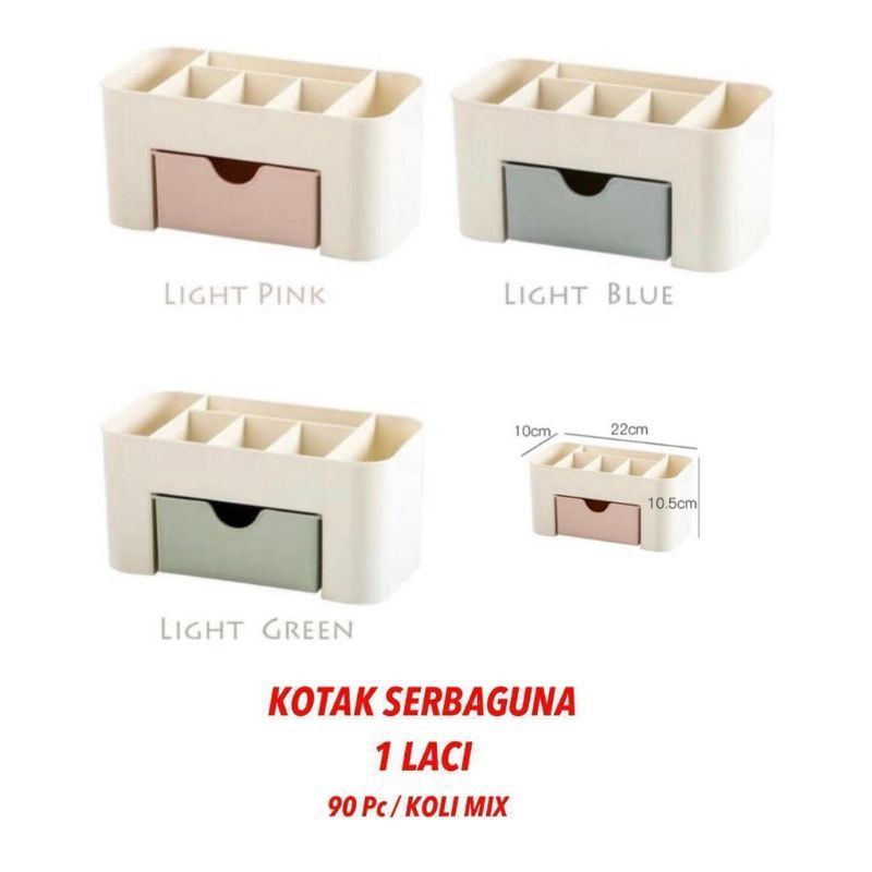 RAK KOSMETIK PLASTIK SERBA GUNA / RAK ATK ALAT TULIS KANTOR