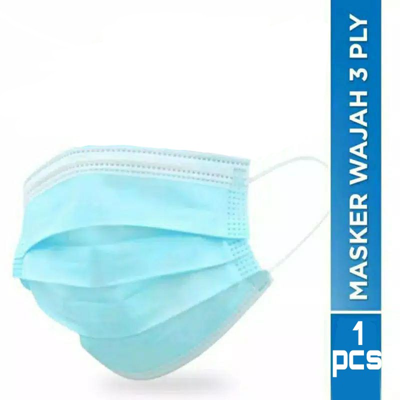 MASKER /MASKER FACEMASK 3PLY 1 pcs/MASKER MEDIS