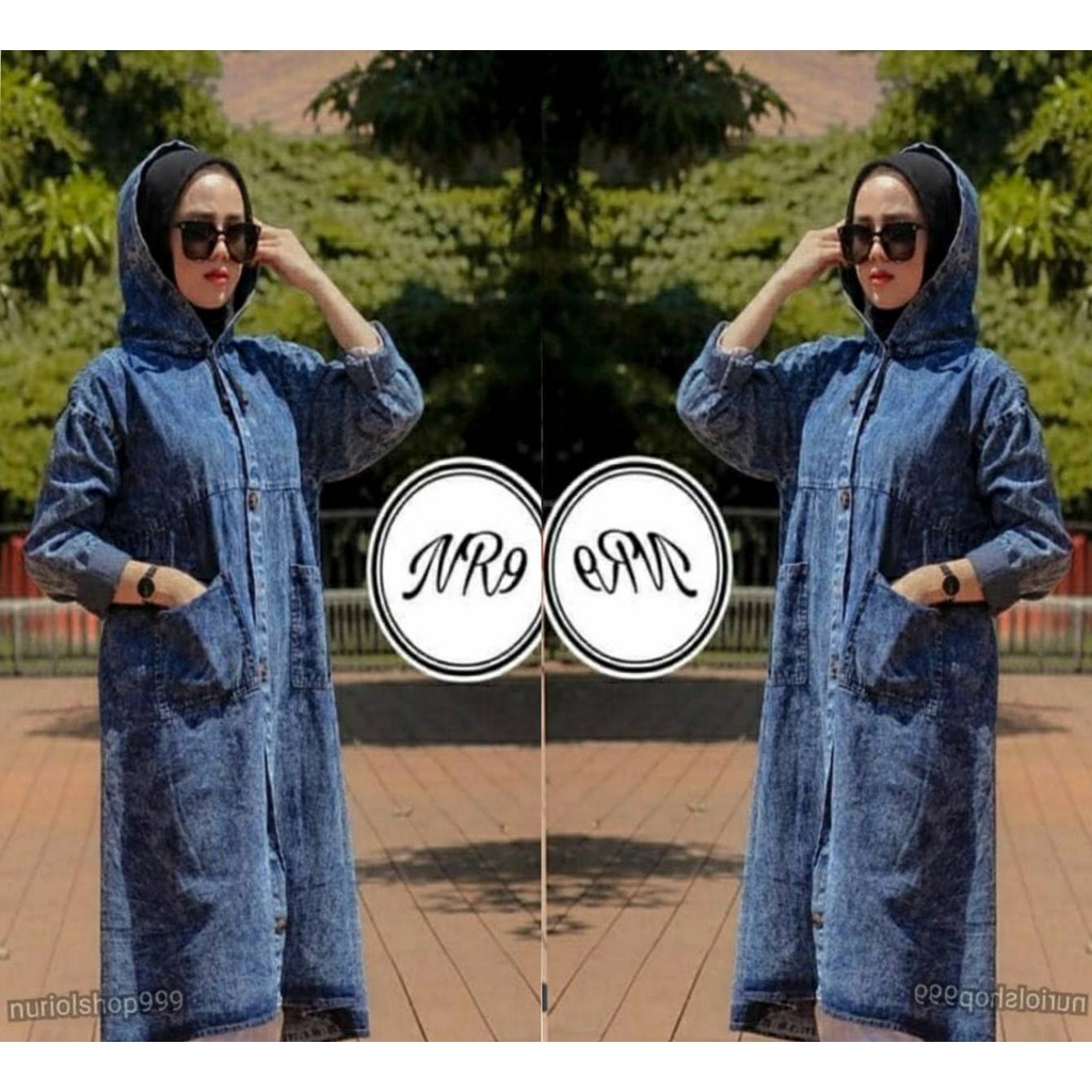 bisa cod/long Tunik jeans kekinian 2021/Tunik jeans import/Tunik jumbo/Tunik terbaru 2021
