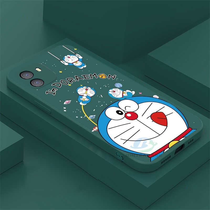 Realme 10 C35 C21Y C25Y C21 RealmeC11 C25 C17 C15 C12 C3 C2 Realme 8i 7i 5 5i 6i 6Pro 7Pro New Starry Sky Motif Doraemon Silikon Soft Case Phone Cover Binteacase