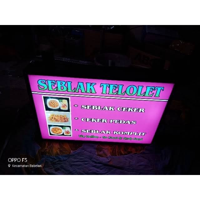

NEON BOX 50 x 70 2 SISI
