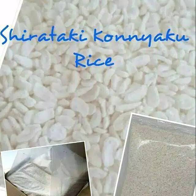 BERAS SHIRATAKI 1KG/KONYAKU RICE/BERAS DIET