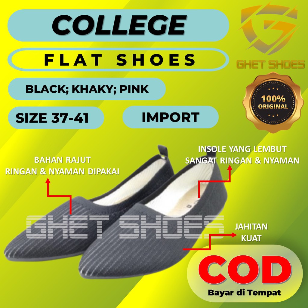 Sepatu Shoes Flat Shoes Wanita Terkini