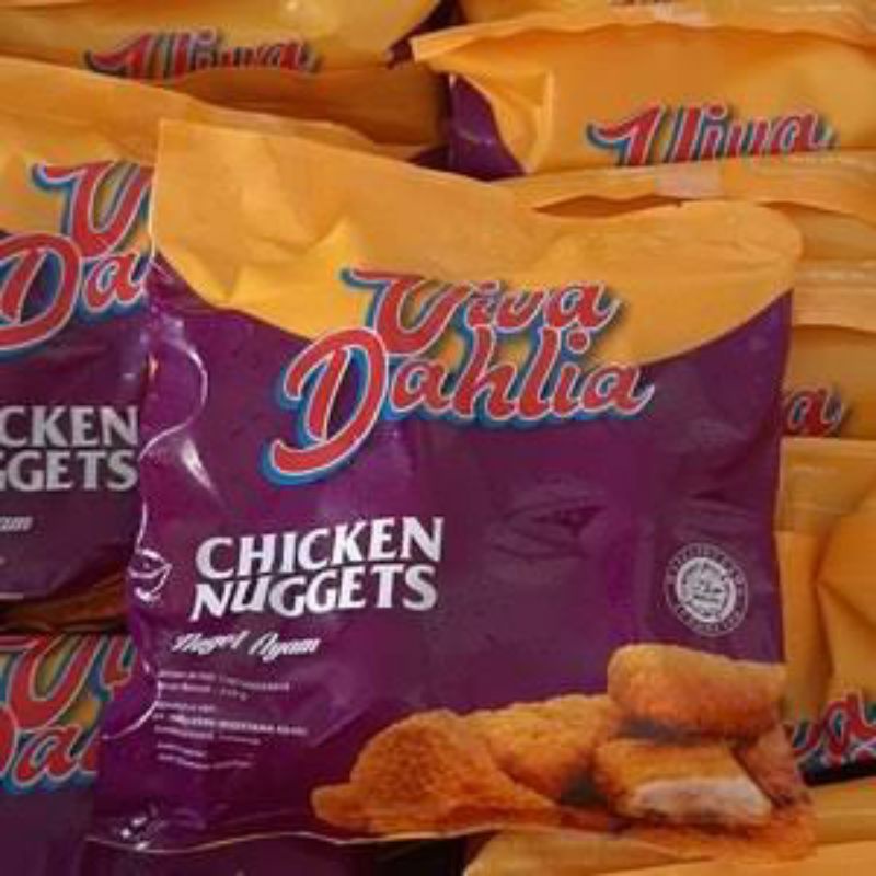 Free packing bubble Naget Ayam Enak Ekonomis / Chicken Nugget Viva Dahlia 250gr