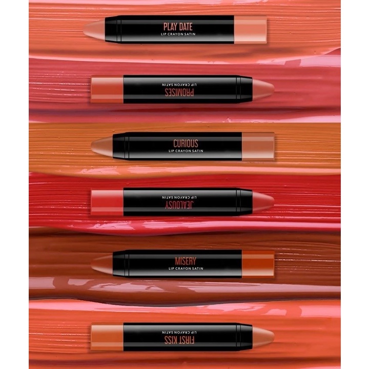 Implora Lip Crayon Satin | Lip Cream | Lipstik Crayon