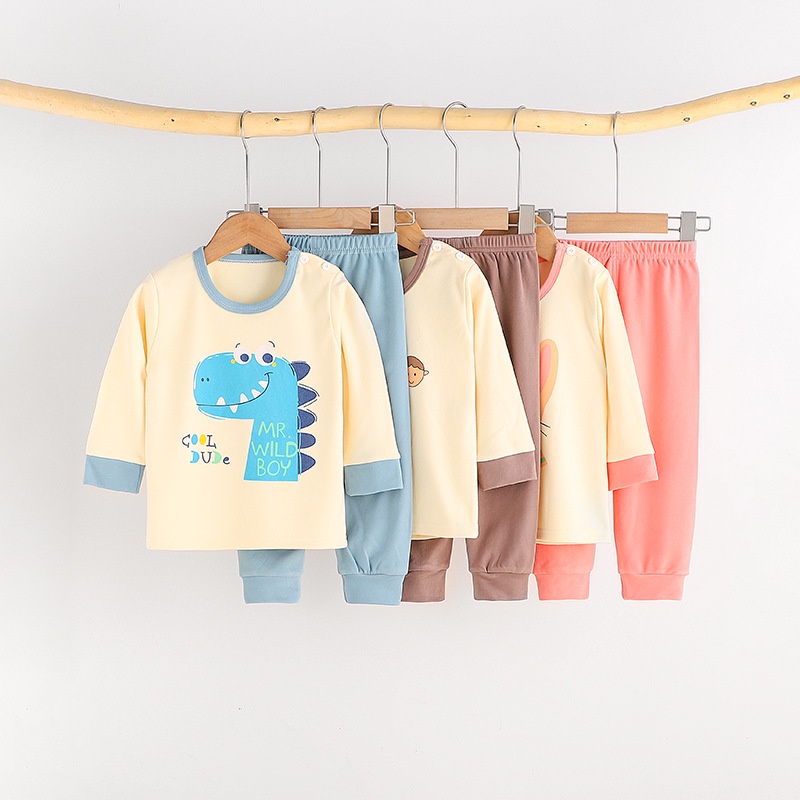 PREMIUM QUALITY Baju Bayi Kaos Anak Setelan Celana Lengan Panjang Laki Perempuan COD Sweater Import Tebal