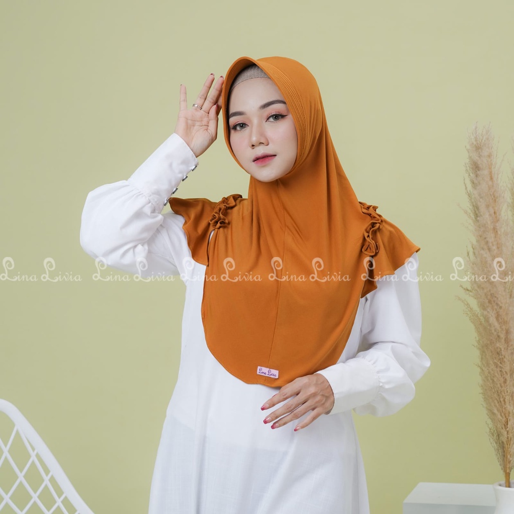 LINALIVIA Hijab Jilbab Terlaris Jilbab Instant Freya