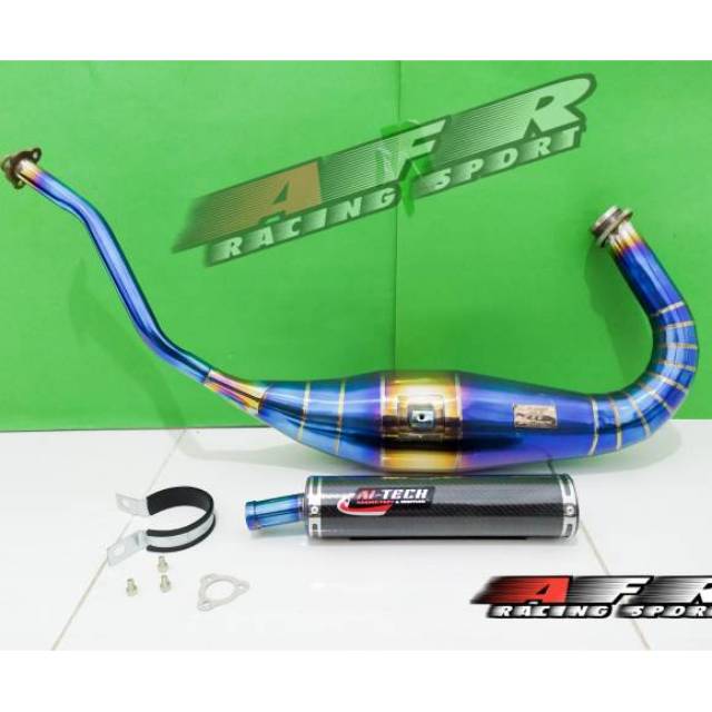 Knalpot Ninja R RR Aitech Ai-Tech Cobra Bluemoon .