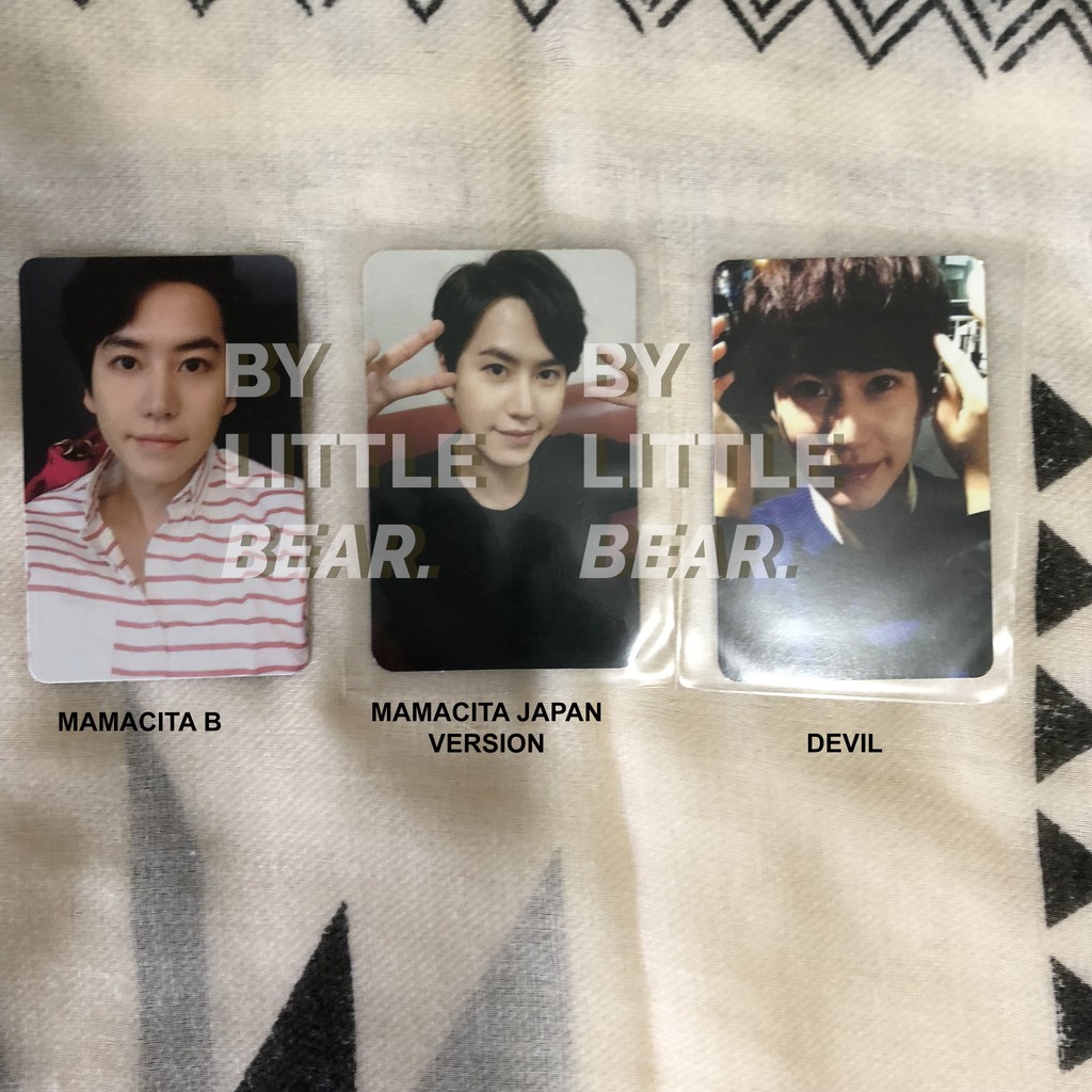 Official Super Junior Mamacita Devil Photocard Kyuhyun