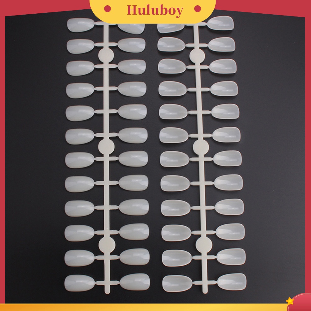 Huluboy Huluboy♡ 240pcs / Pak Kartu Display Sample Kuku Palsu Untuk Latihan Nail Art