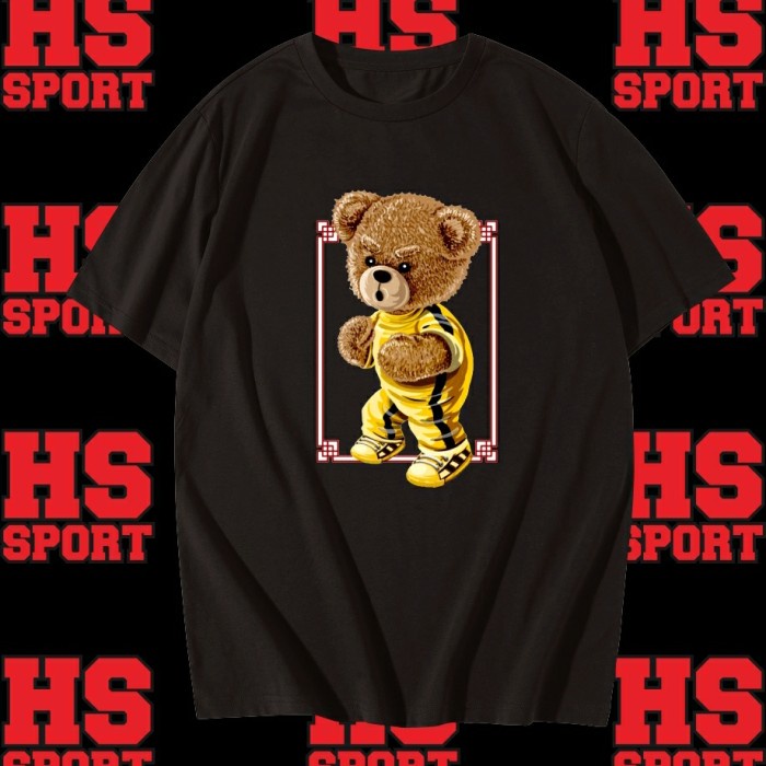 KAOS BEAR - BAJU BERUANG - TSHIRT BEAR - BAJU BEAR custom BRUCE LEE