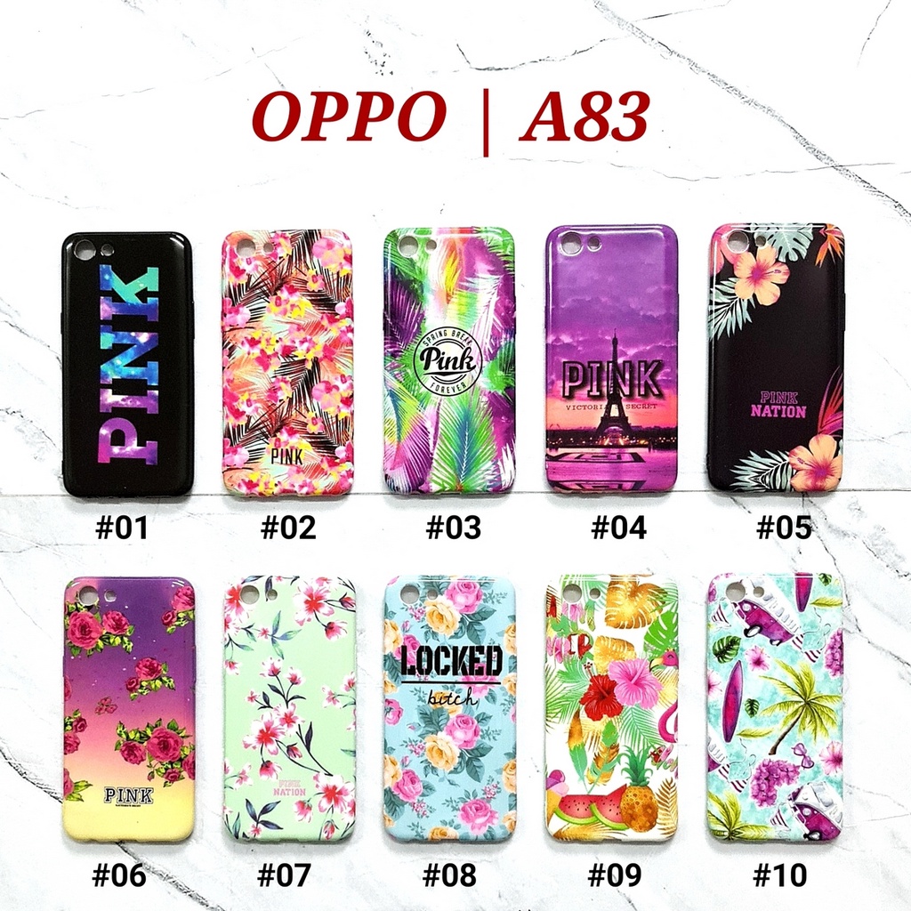 OPPO A71 A83 A59 F1S F5 F5 YOUTH F7 | PINK NATION Soft Case Floral