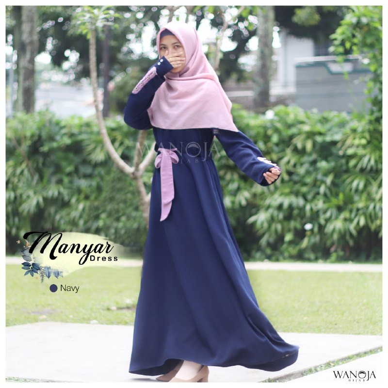 Gamis Manyar Dress Wanoja Hijab