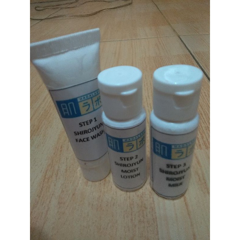 PRELOVED Hada Labo shirojyun starter kit