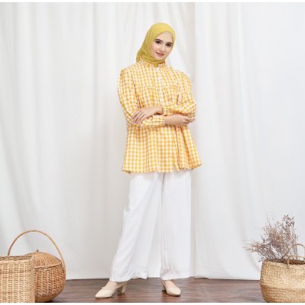 ROKKA BLOUSE - PAKAIAN WANITA - BLOUSE KOTAK - BISA COD