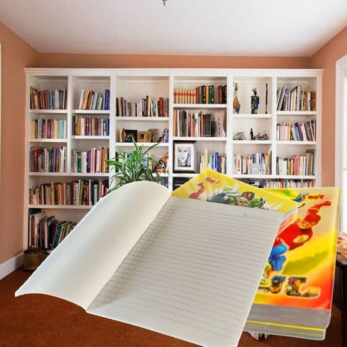 Buku Tulis ( 1 Pack isi 10 Buku ) Perlengkapan Sekolah Isi 50 Lembar