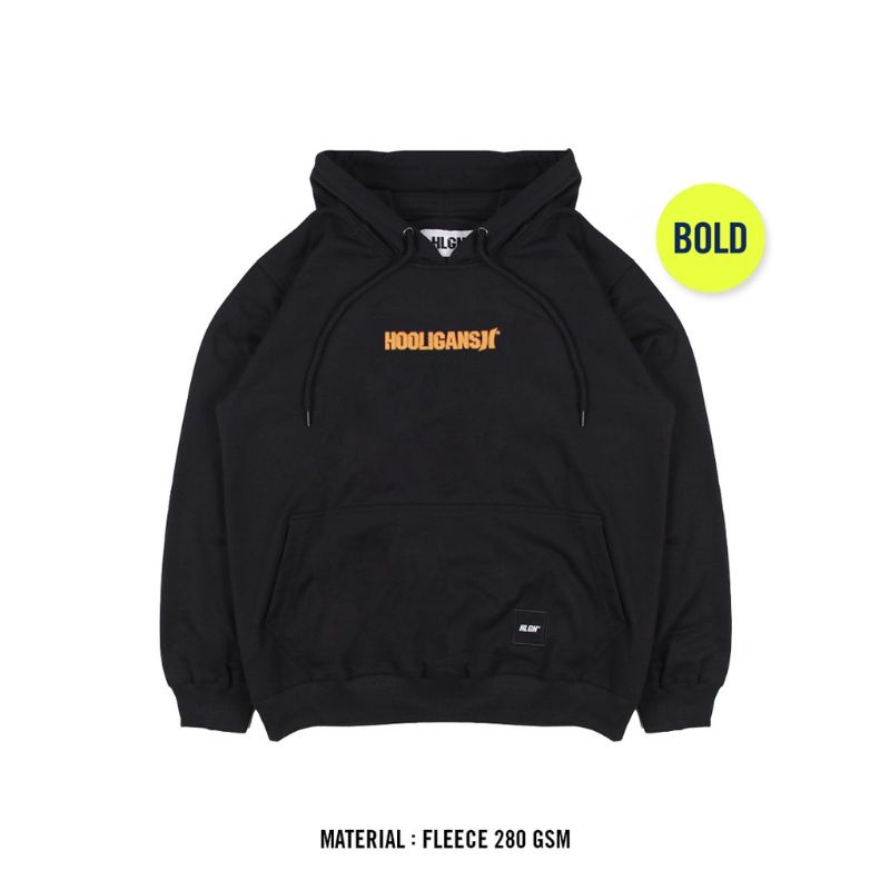 HOOLIGANS Hoodie Bold jumbo big Size S M L XL XXL 3XL 4XL 5XL