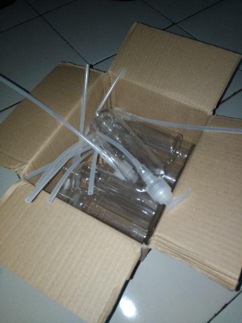 Botol Plastik Pet 250 Ml Tutup Pump Minimal 10 Pcs