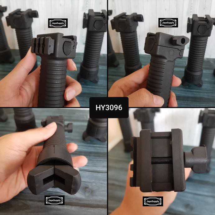 BARANG BARU Bipod Grip Elastic Vertical Magpul AEG Rifle GBBR M4 AK Scar Tactical