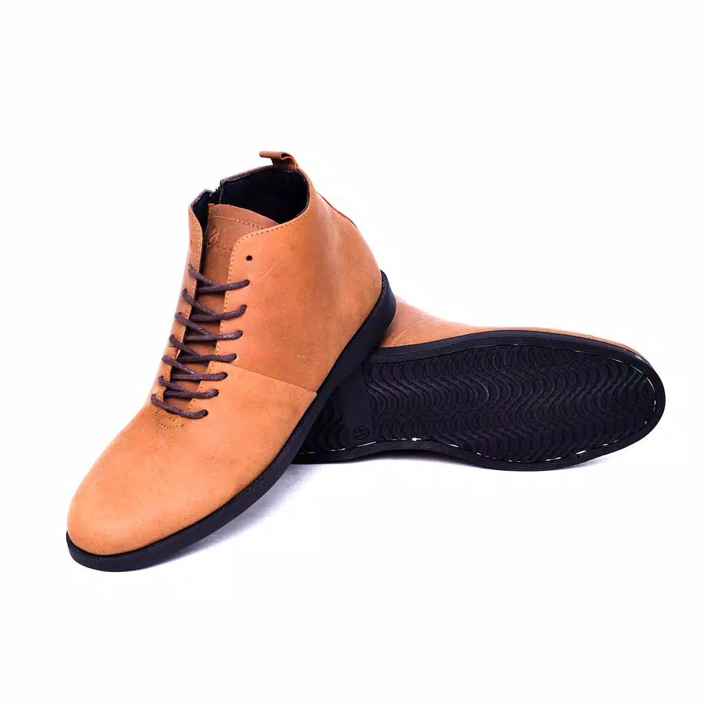 SVERKER CAMEL |FORIND x Greata| Sepatu Vintage Klasik High Klasik Pria/Men Boots Original Footwear