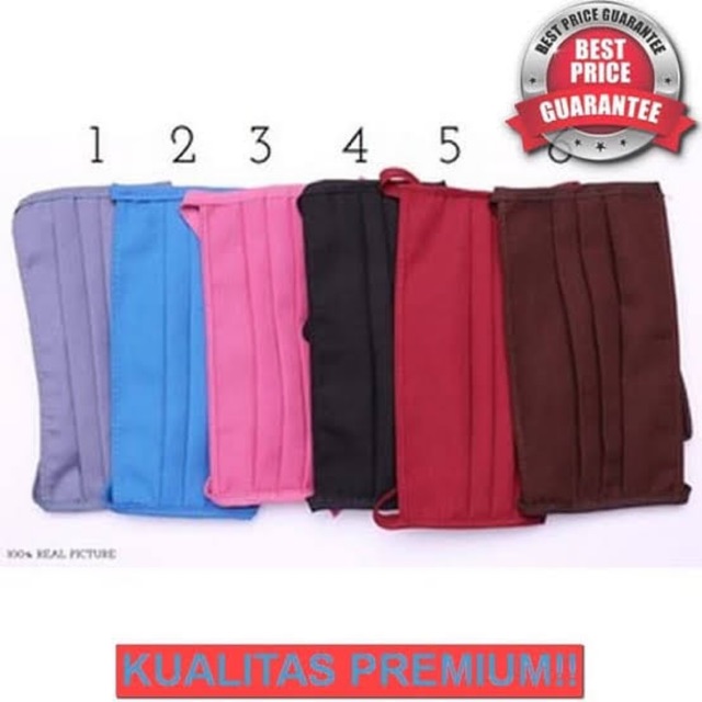 Masker kain murah, masker kain warna, masker kain oxfoard, masker kain mulut, masker kain lucu