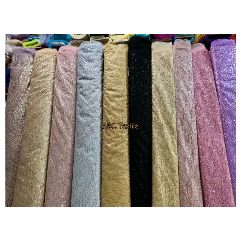 Promo!!! Kain Tille Sugar Candy Crush/ Sugar Candy Crush/ Tile Candy/ Harga 0,5m